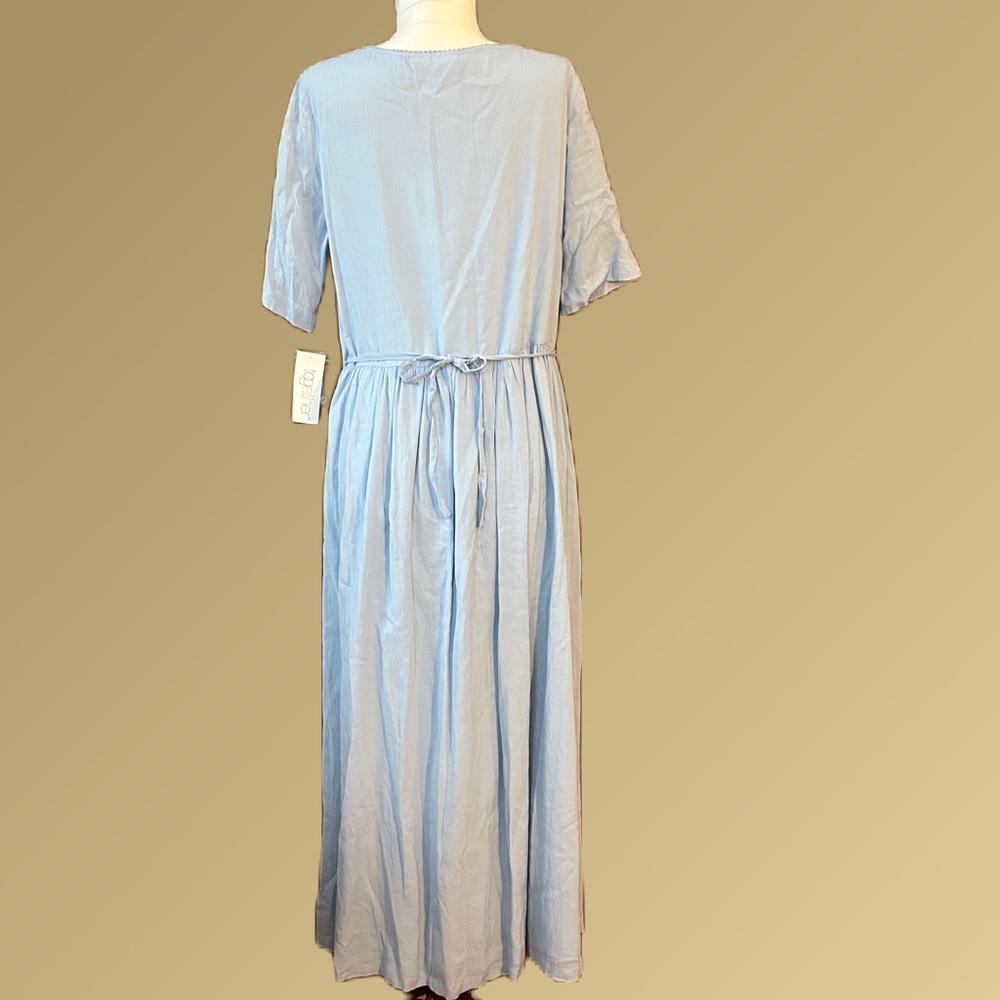 NWT Together blue embroidered dress - Picture 4 of 5